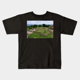 Site archéologique de Monte Alban, Oaxaca Mexique Kids T-Shirt